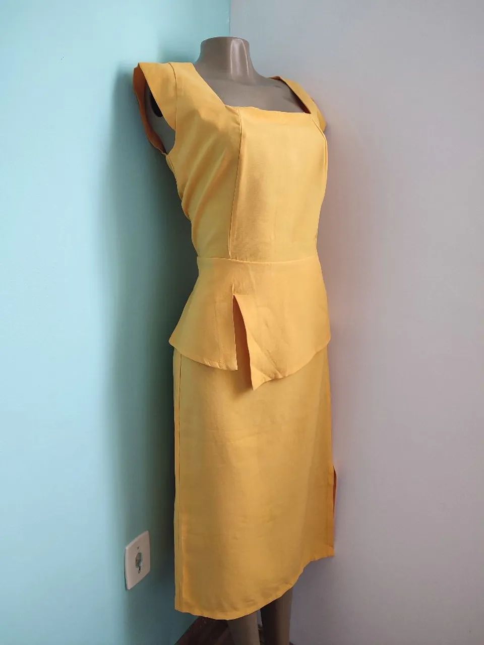 Conjunto feminino amarelo  - Foto 2
