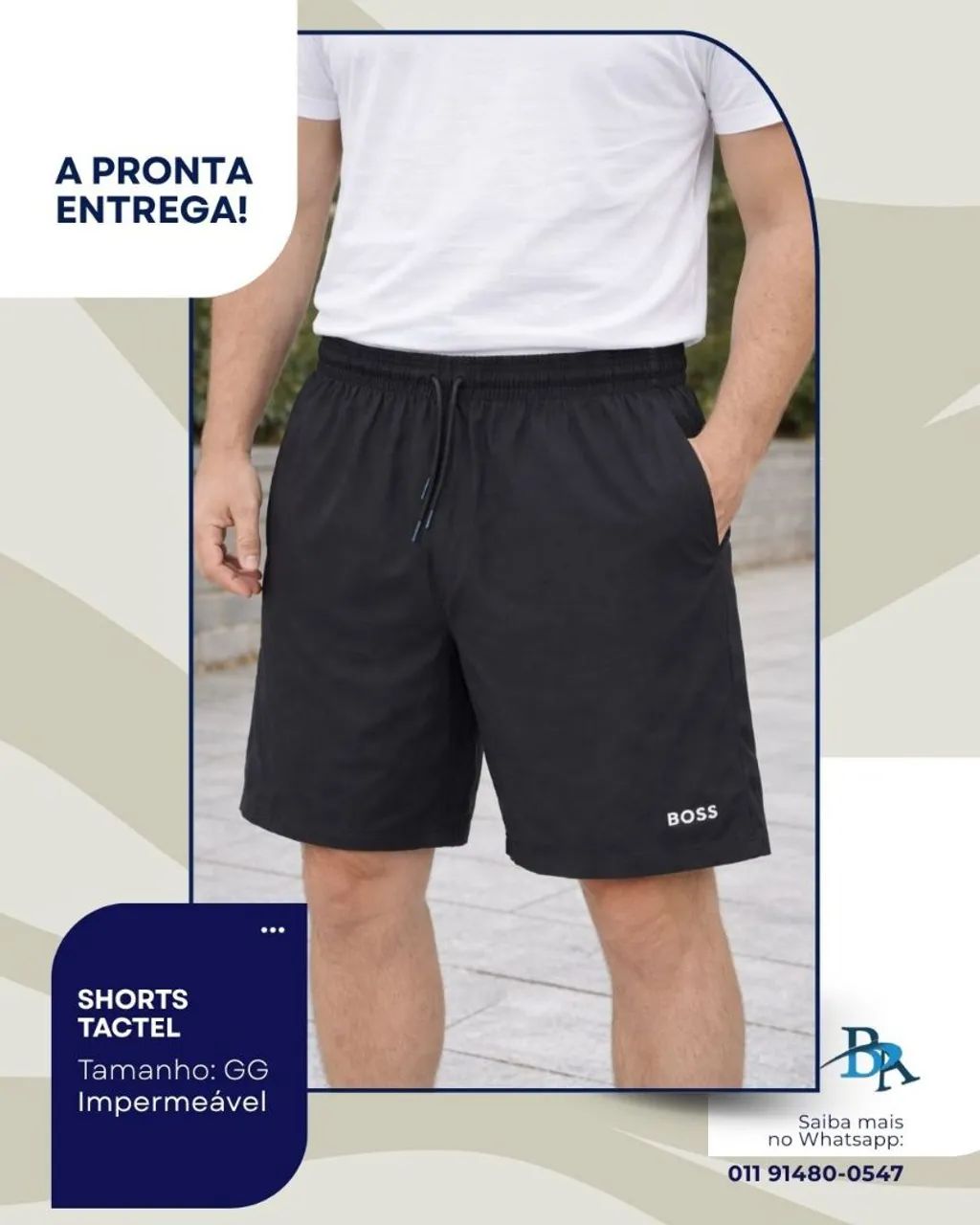 Bermudas em Tac-Tel rápida secagem  - Foto 2