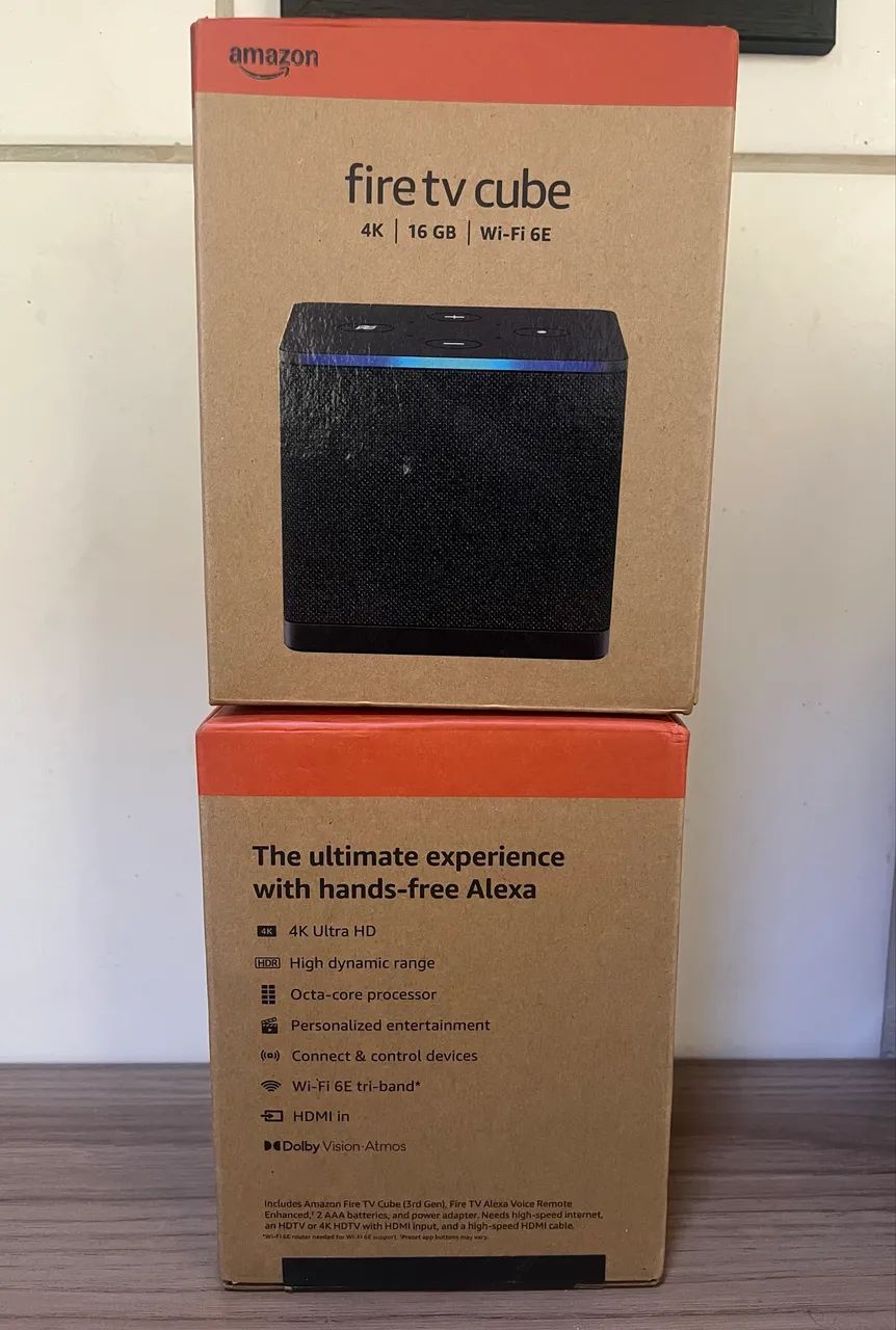 Fire tv cube Amazon 4K 16gb Novo Lacrado - Dispositivos de