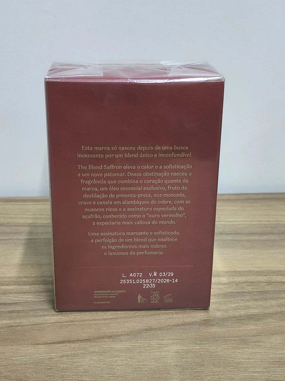 The Blend Amber Saffron Eau De Parfum 100ml - Foto 3