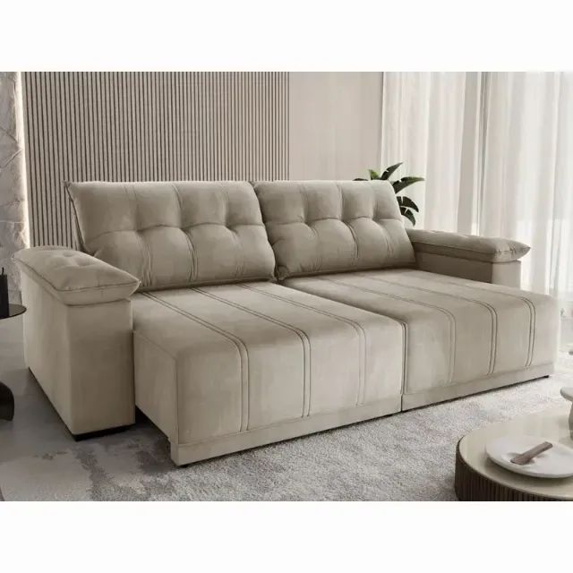 sofa retratil 2,00m a pronta entrega