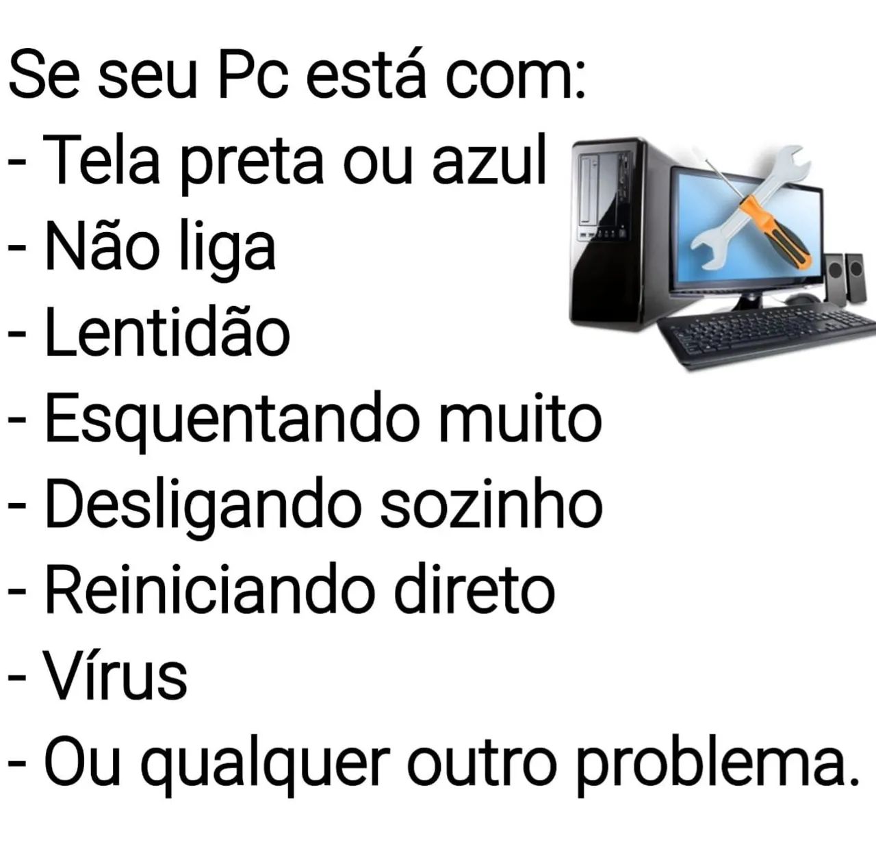 PC ruim? Temos a solução.<br>Conserto e venda de Pcs. - Foto 2