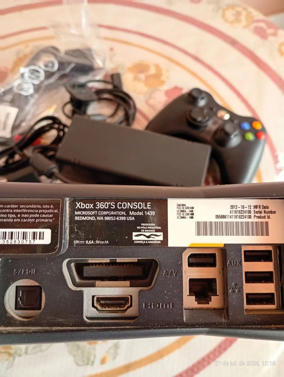 X box 360  com kitnet bloqueado  - Foto 3