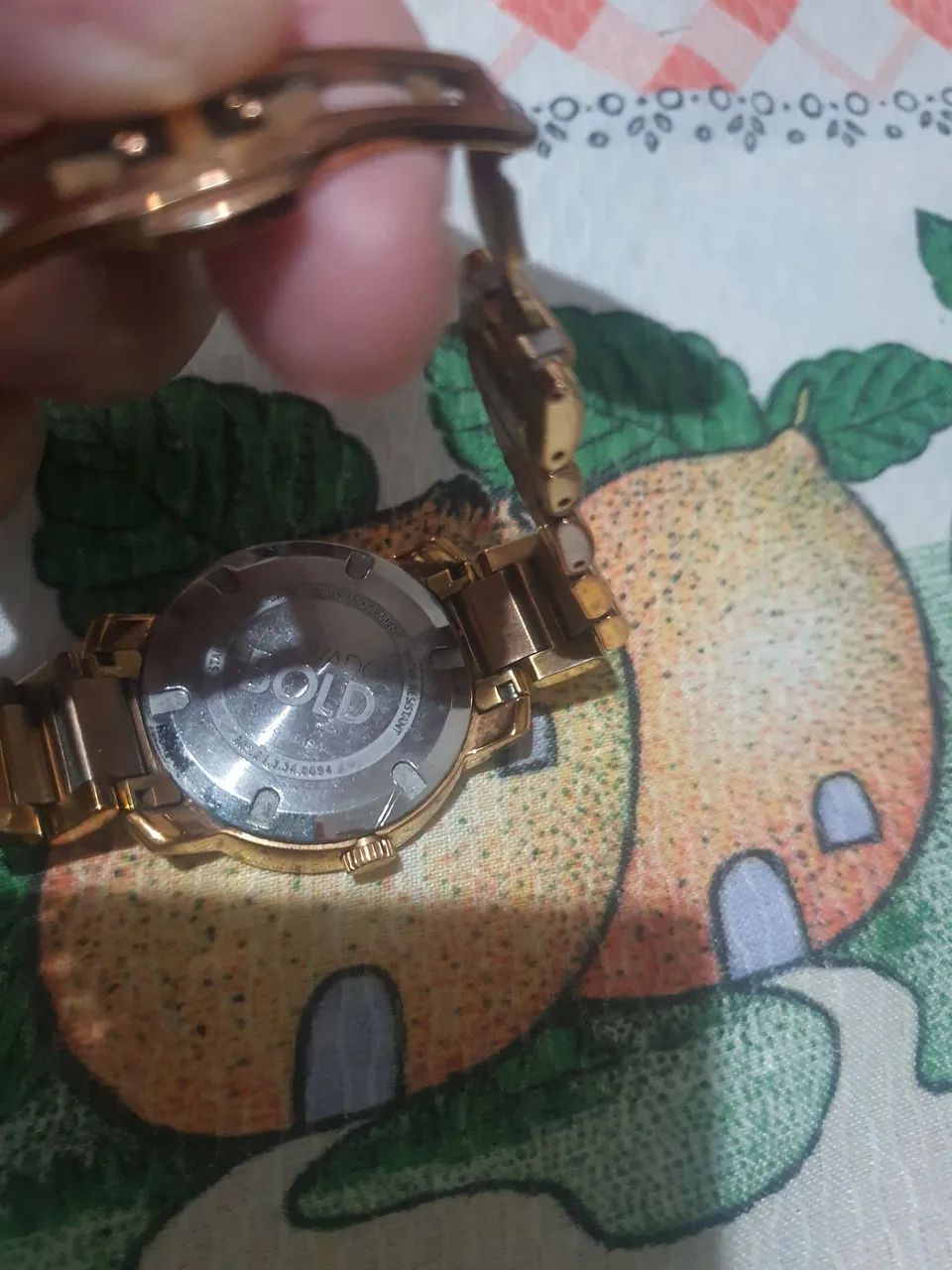 Movado funcionando normalmente todo chapeado  a  ouro  - Foto 5