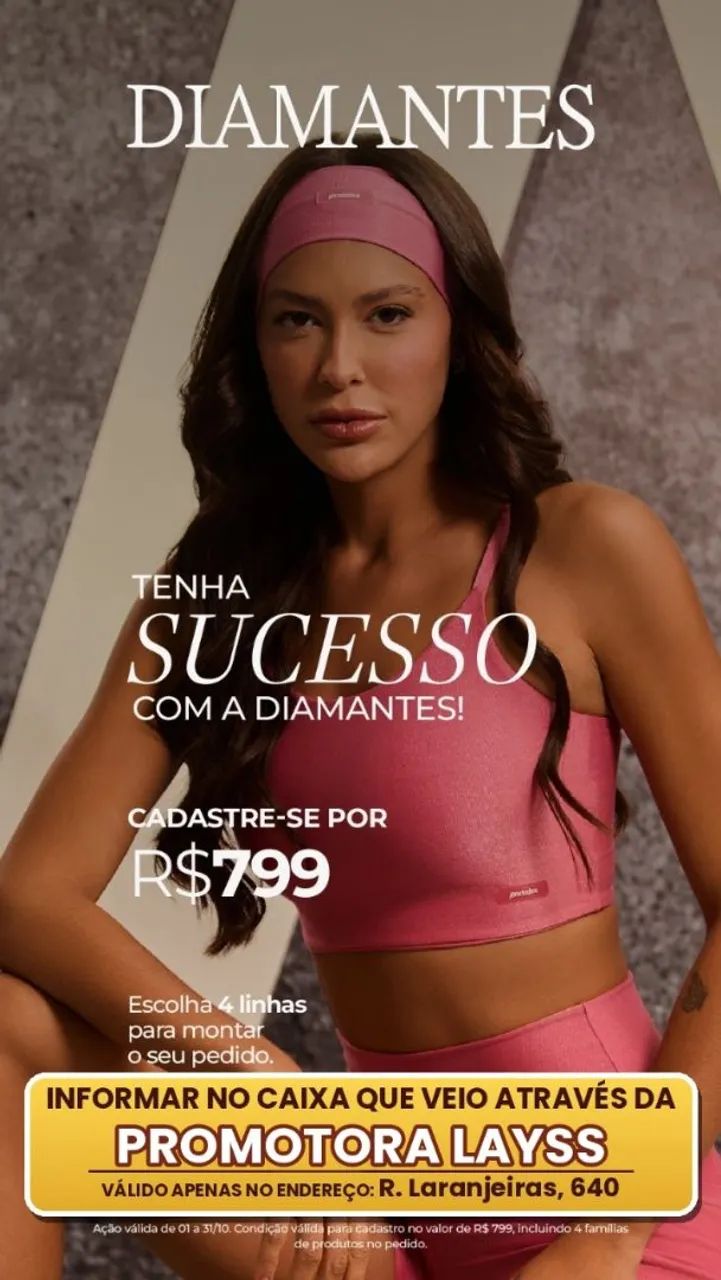 Venha ser uma revendedora da diamantes 