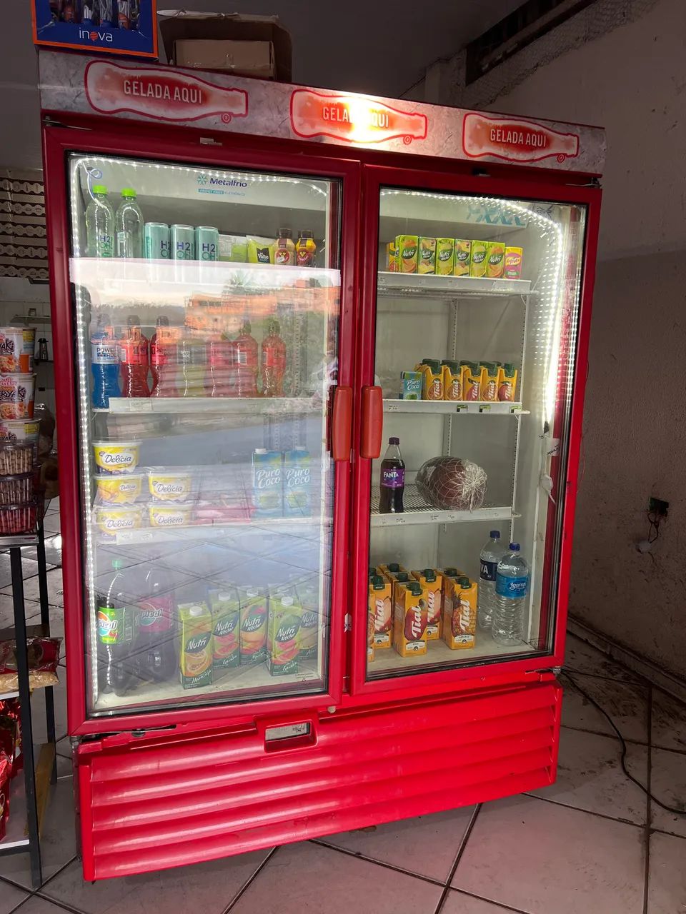 Freezer 2 portas coca cola 
