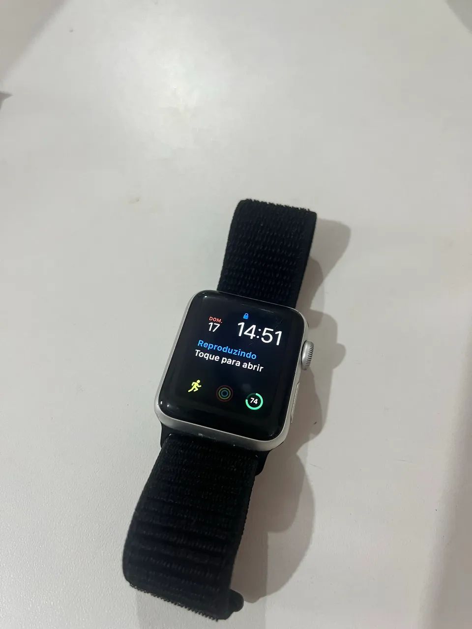 Apple Watch Series 3 38mm + Carregador + 3 Pulseiras | Bateria 83 Apple Watch Series 3 38mm + Carregador + 3 Pulseiras | Bateria 83