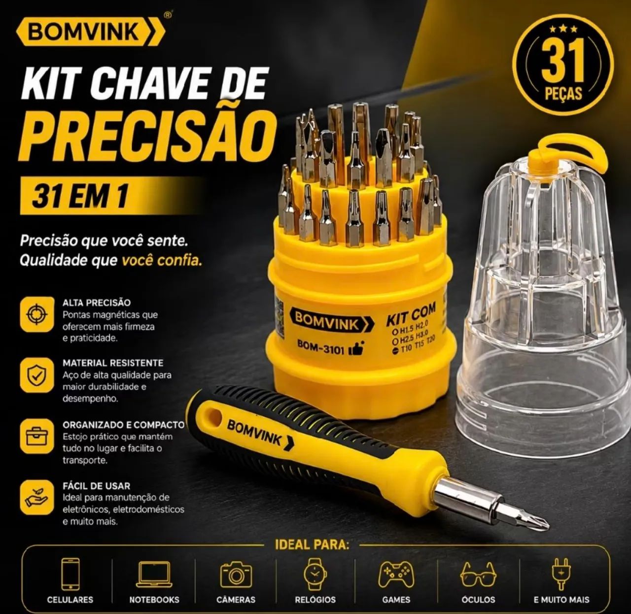 Kit chave Philips 
