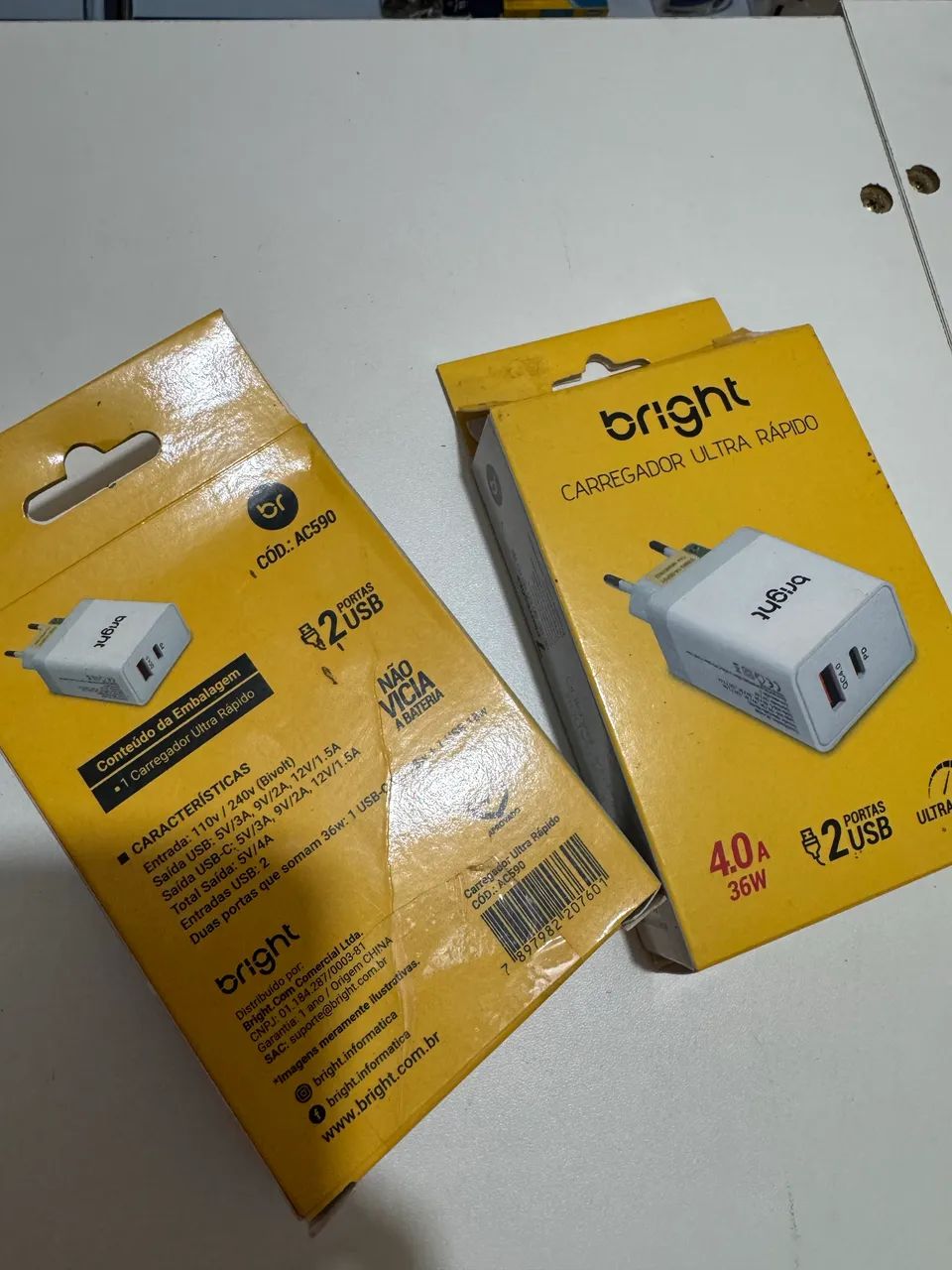 Carregador ultra rápido 36W BRIGHT  - Foto 3