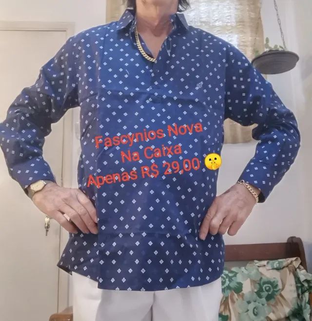 Camisa Masc Fascynios na Caixa