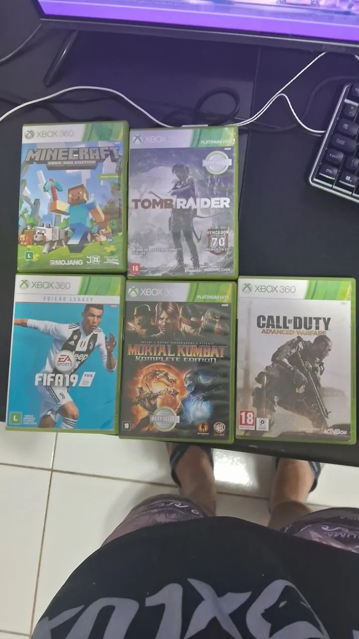Lote de jogos de xbox 360