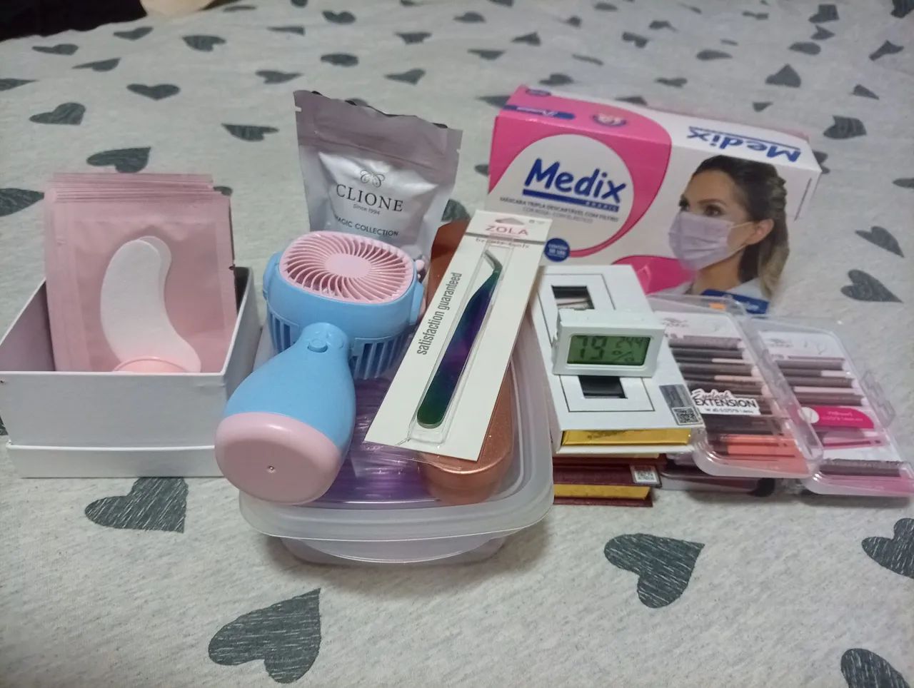 Kit aplicação cílios 