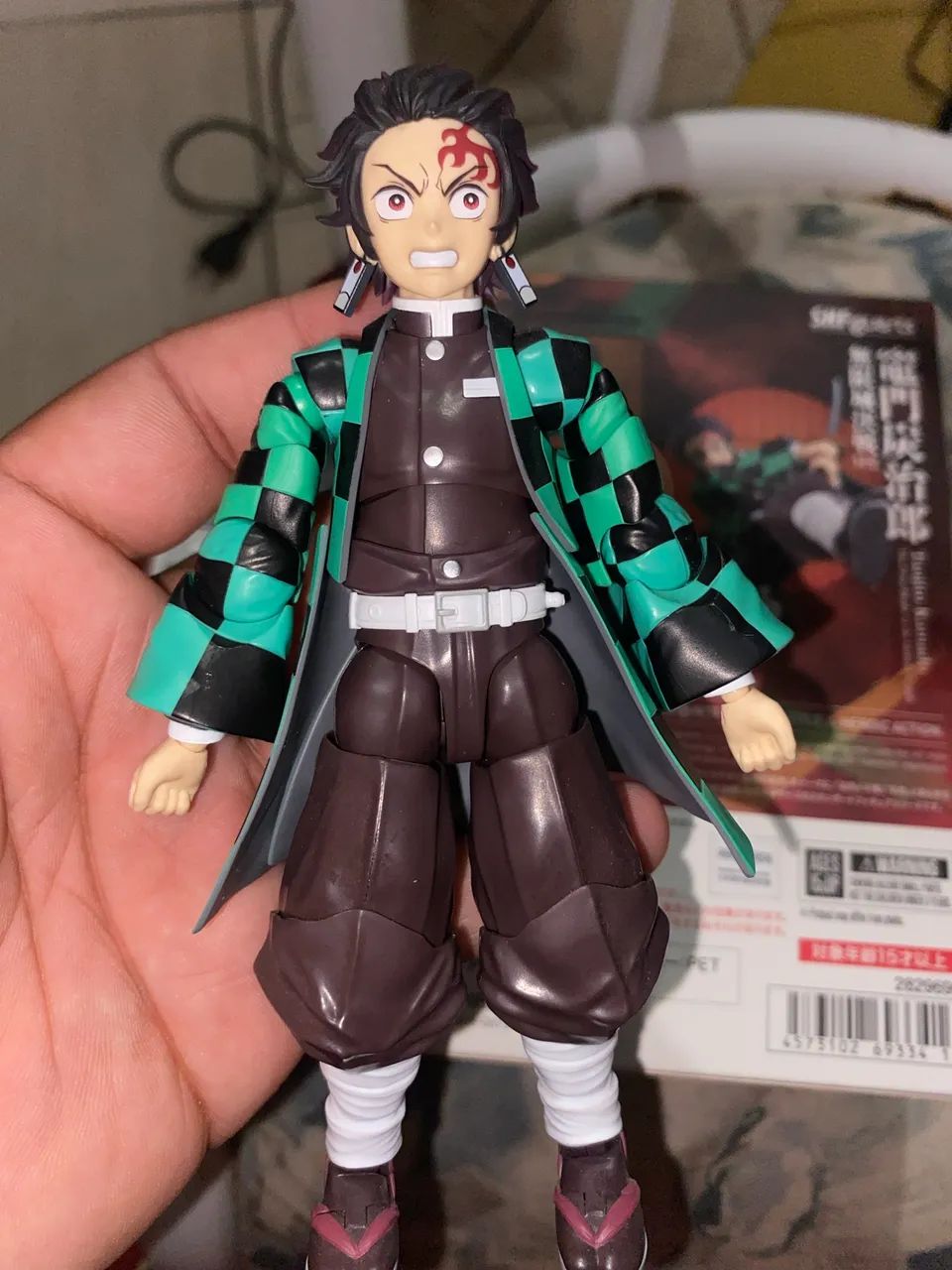 Tanjiro sh figuarts castelo infinito  - Foto 4