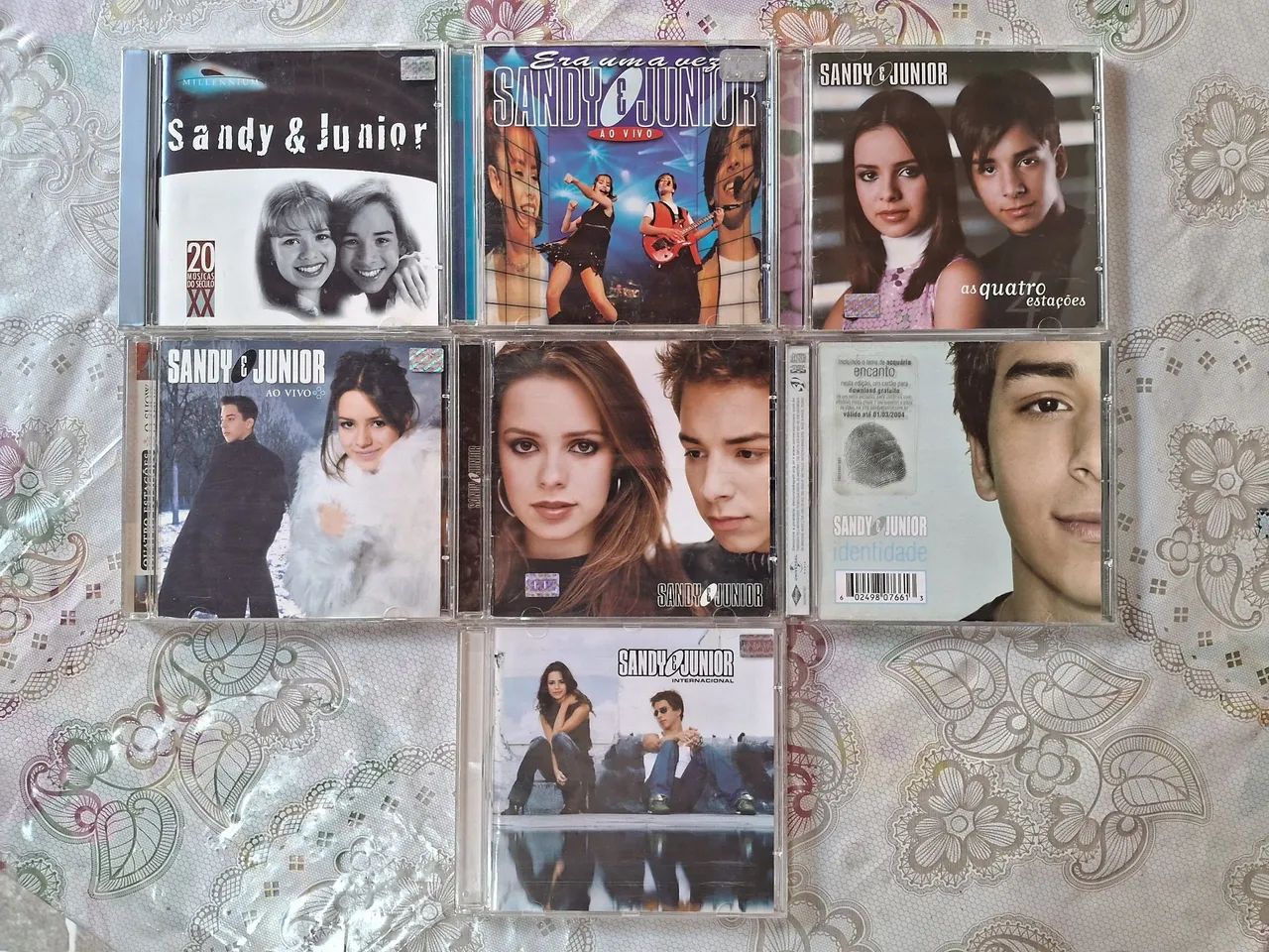 CDs Sandy & Júnior lote fechado 