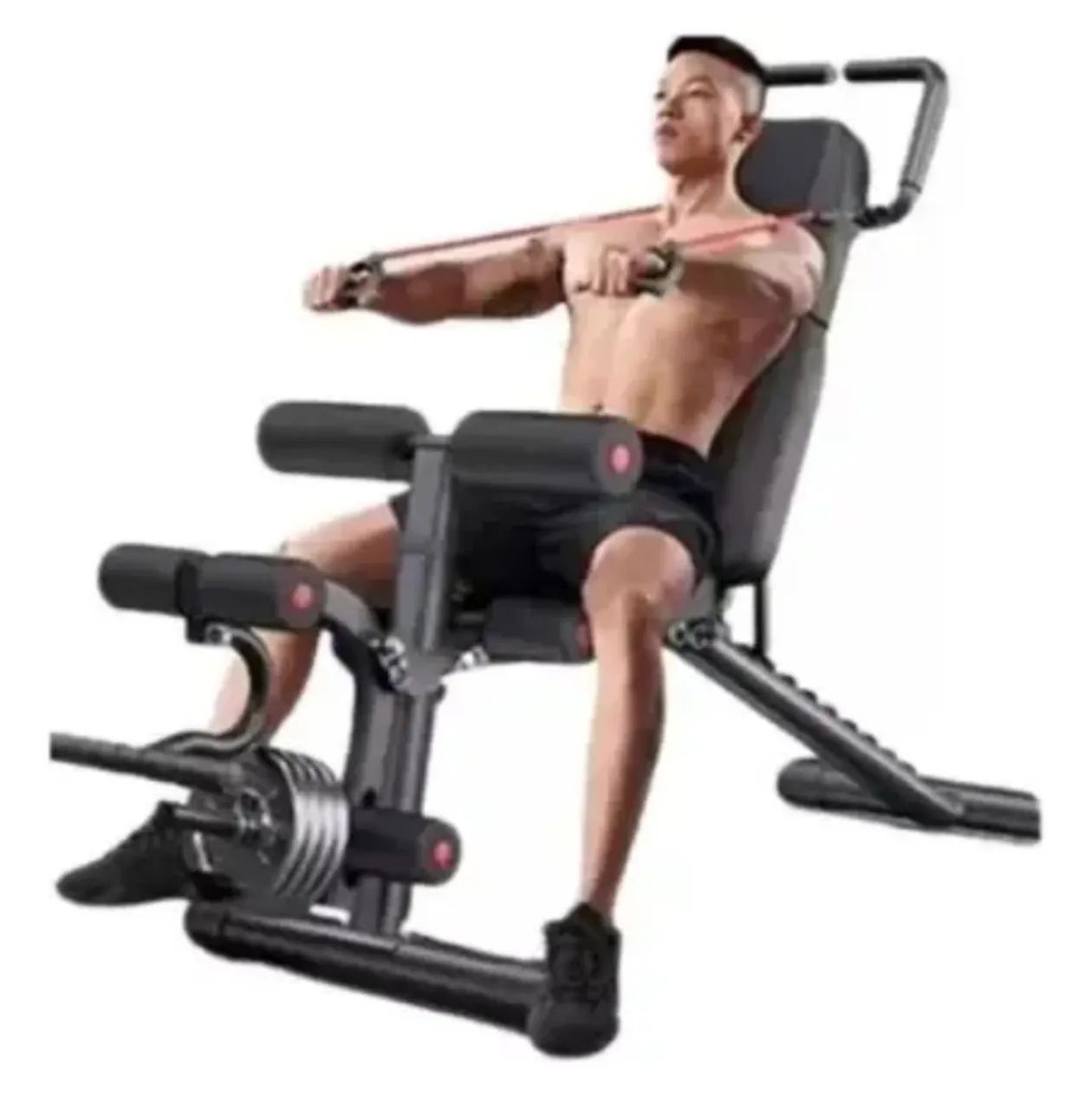 Banco de ginástica exercícios musculação multifuncional 