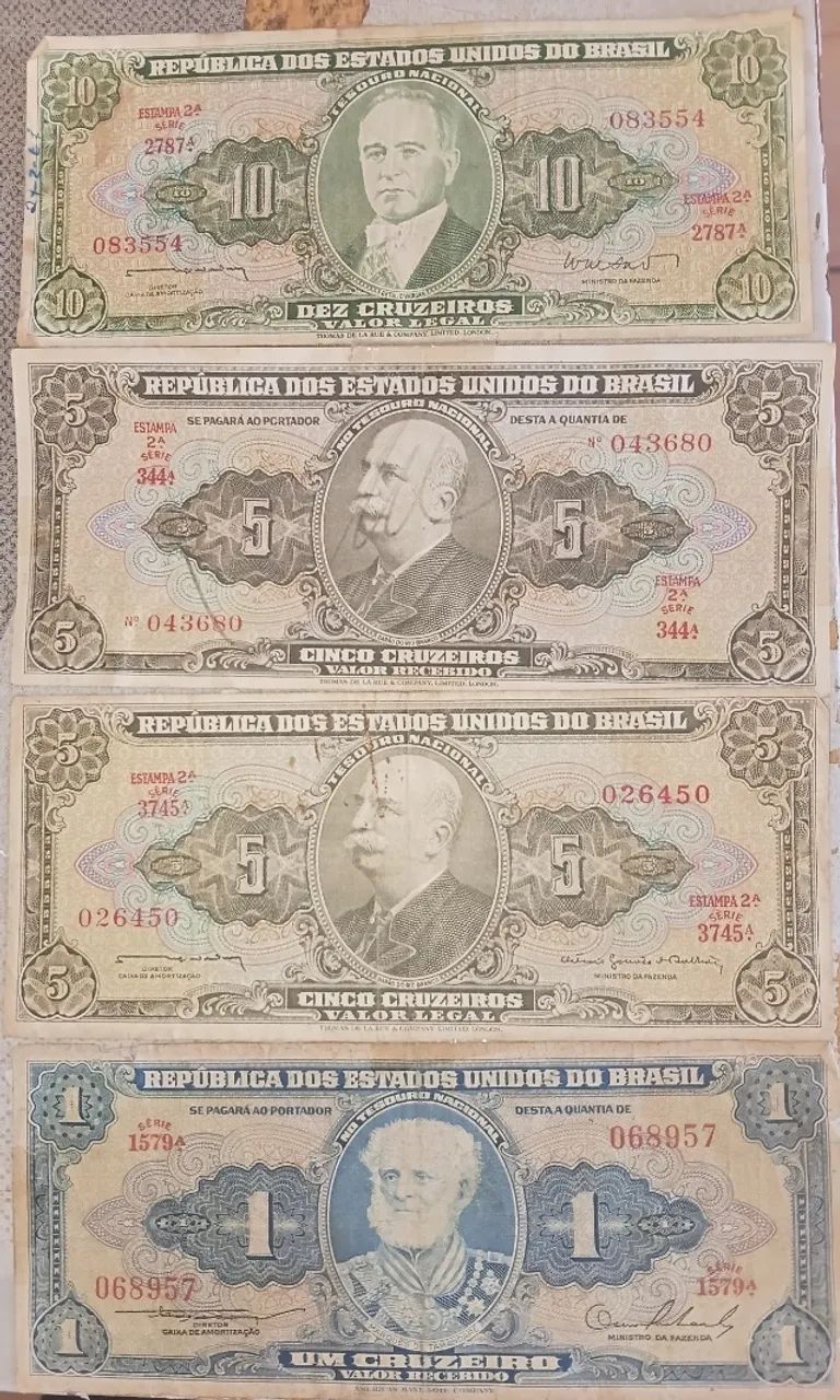 CÉDULAS ANTIGAS