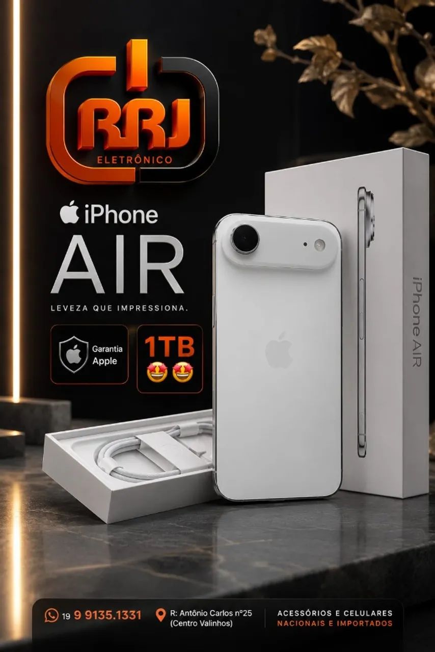 iPhone Air 1TB Zerado na Garantia Apple