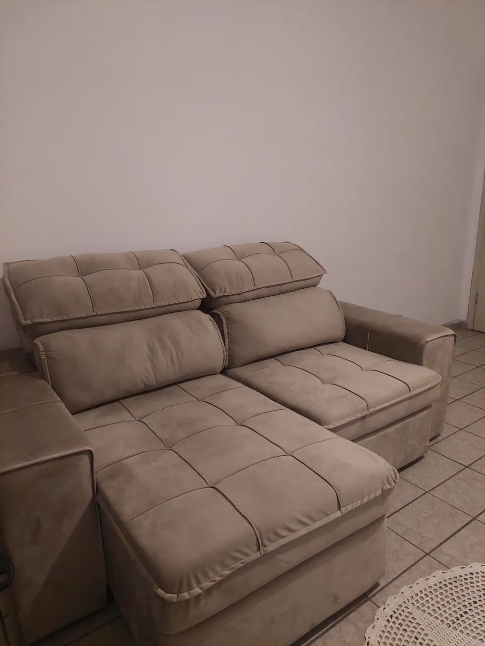 Sofá retrátil/reclinavel novo
