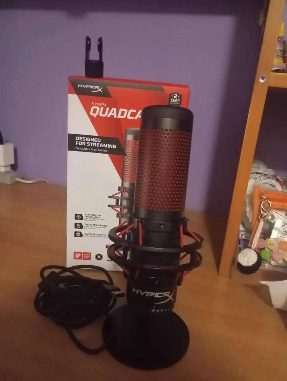 Microfone HiperX QuadCast65723509820419122