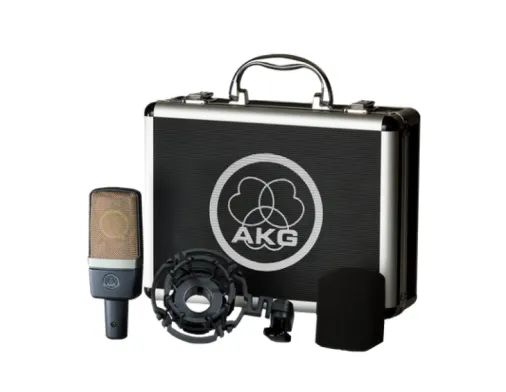 Microfone Condensador Profissional AKG C214 - Microfones e