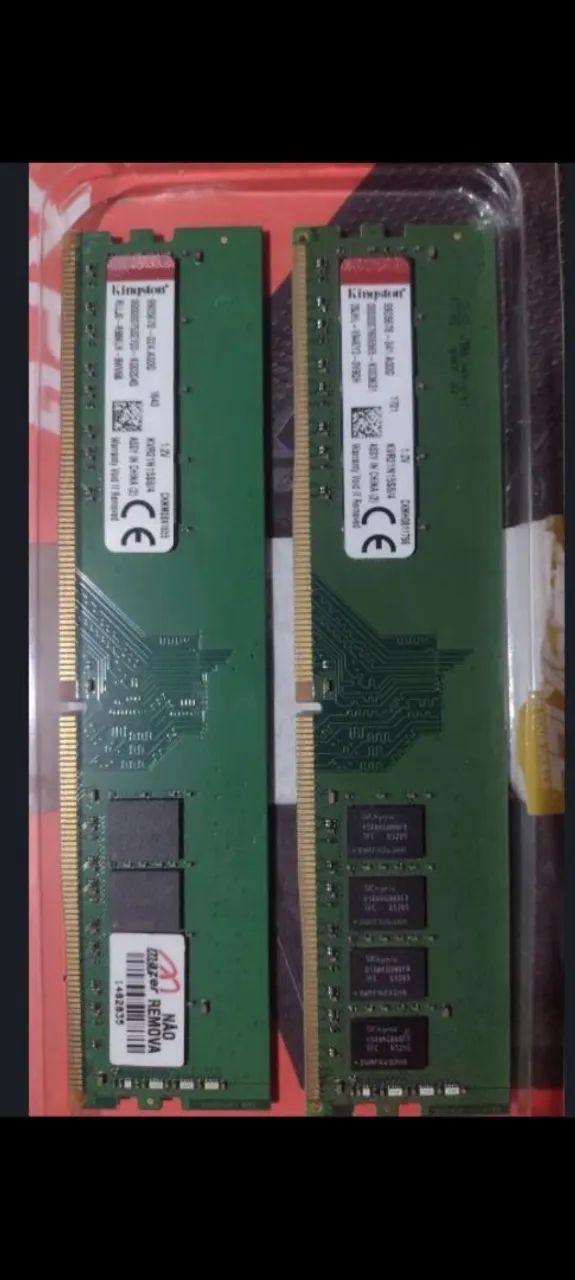 KIT Memória RAM 8GB DDR4 (2x 4GB) - (PC) 