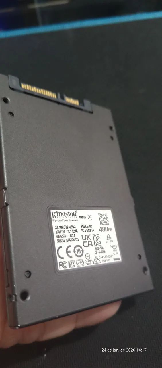 SSD Kingston 480GB em Excelente estado - Foto 6