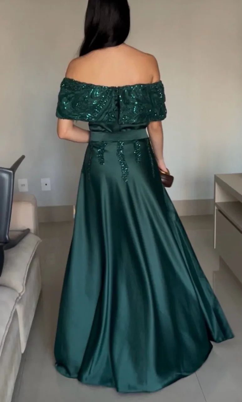 Vestido Verde Esmeralda  - Foto 3
