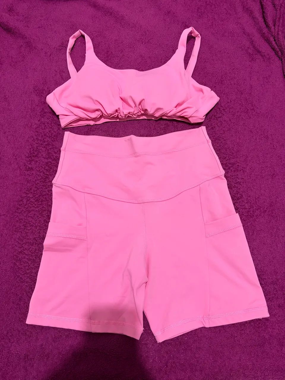 Conjunto poliamida com bolso