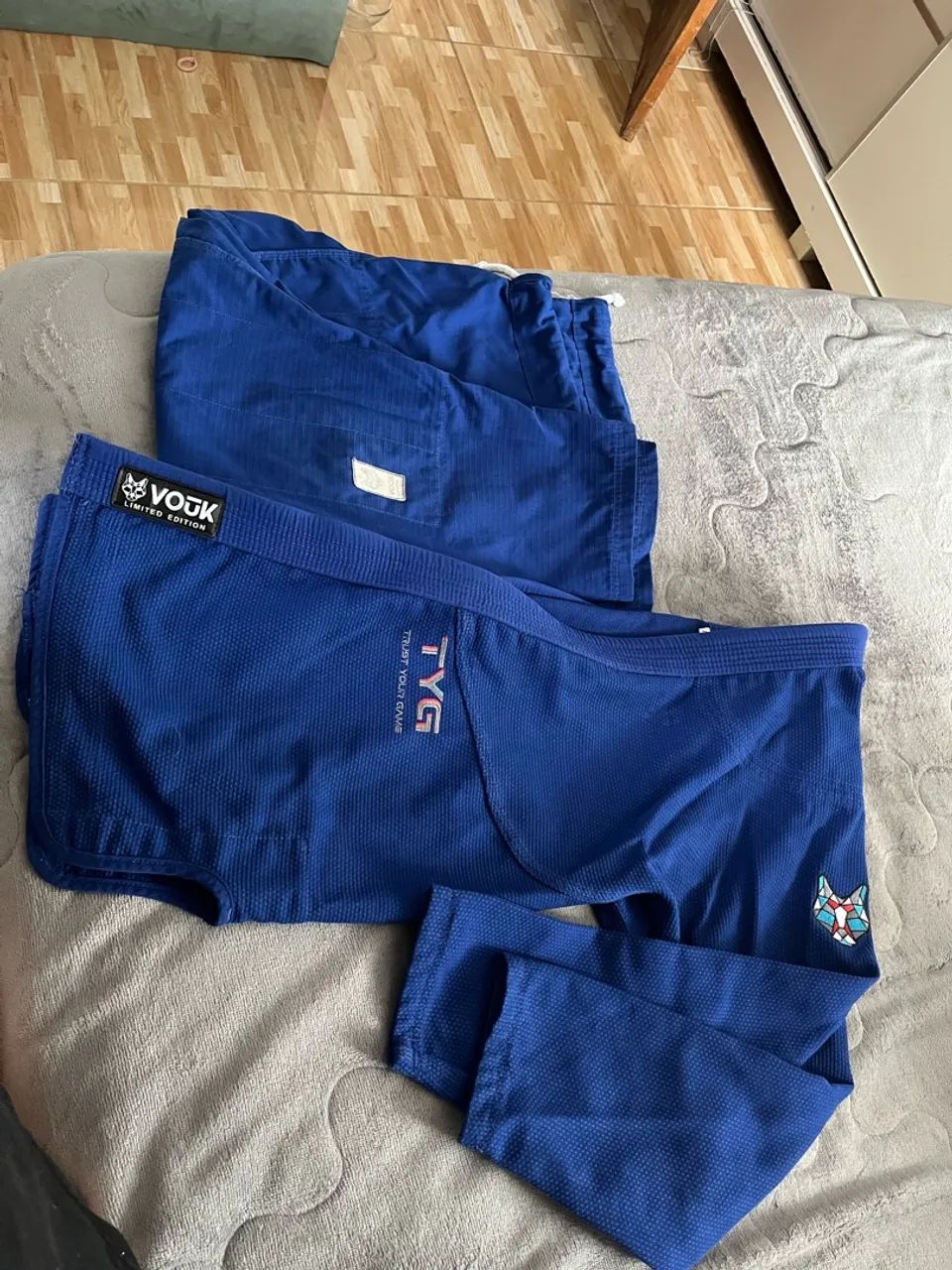 Kimono Jiujitsu Vouk TYG - A3 Azul  - Foto 4