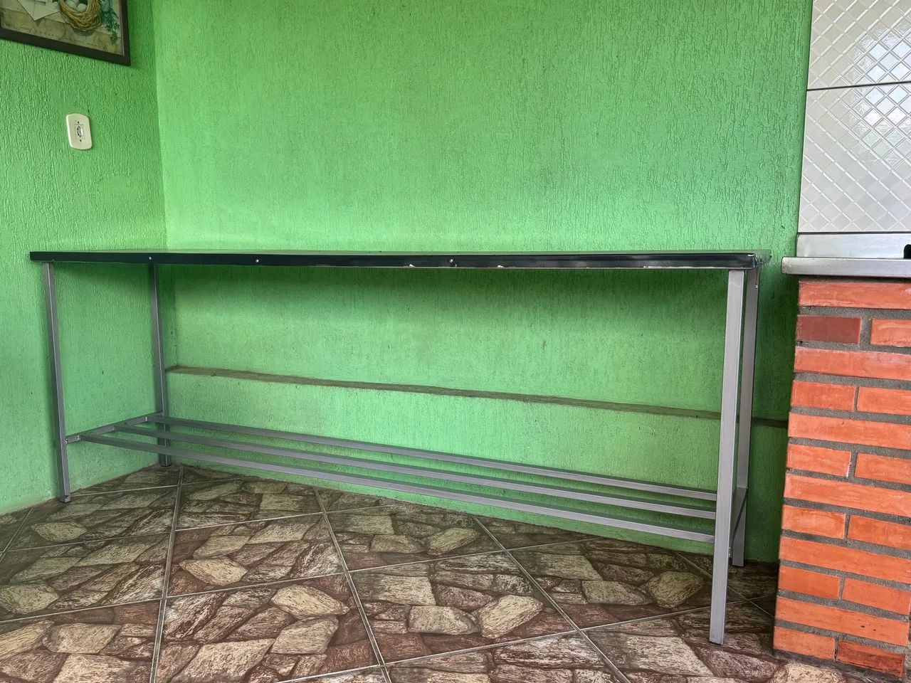 Mesa e Prateleira em Inox - Foto 4