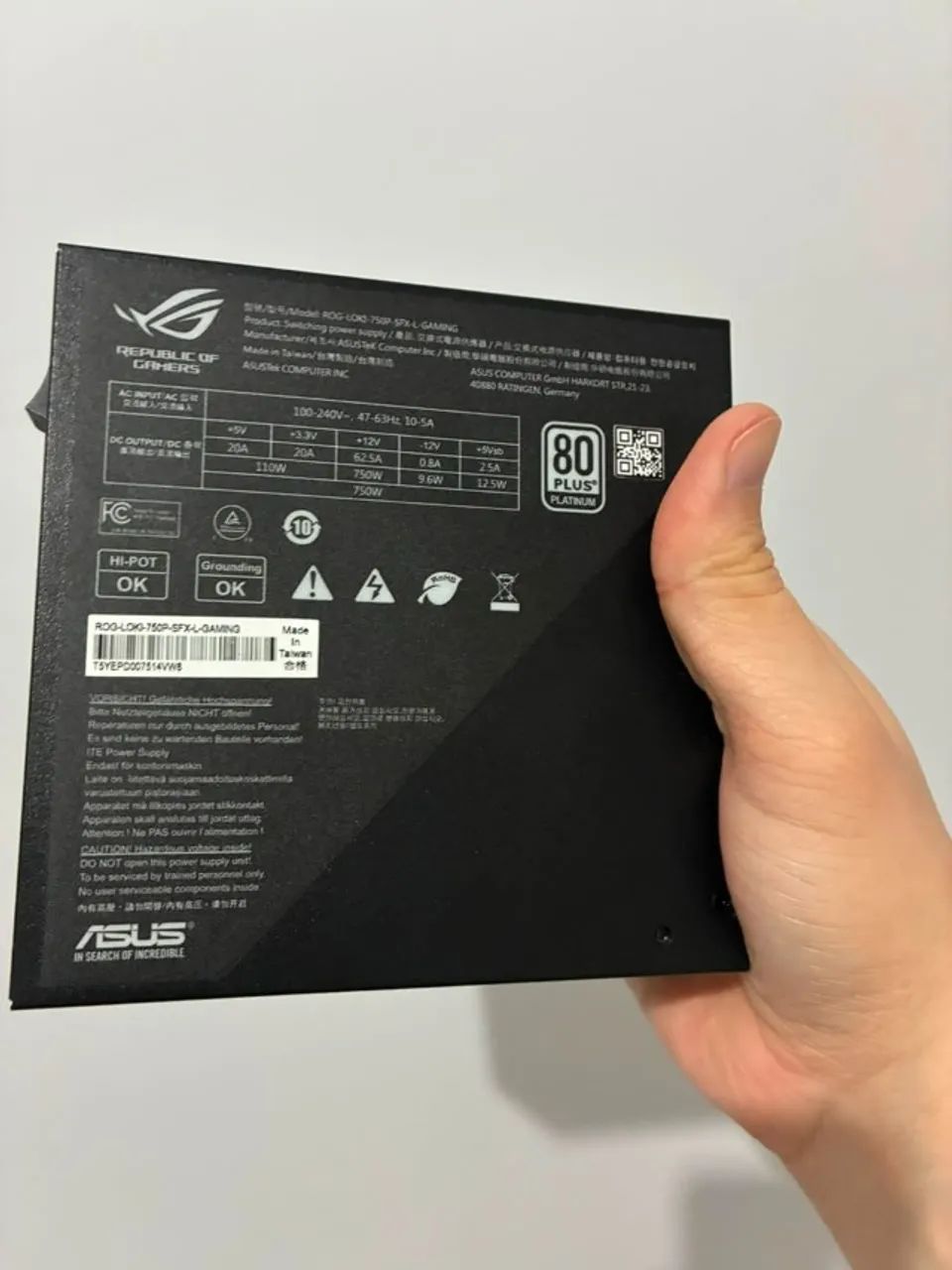 Fonte Asus Rog Loki 750W 80 Plus Platinum - Foto 5