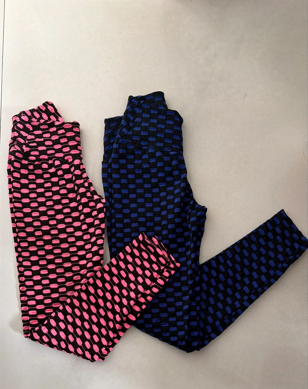 Calça legging com textura tamanho M