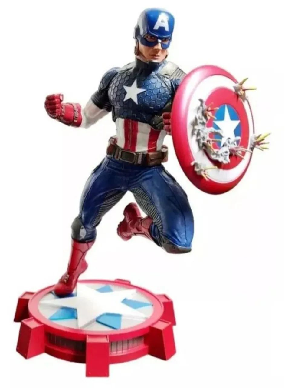 Capitão América Visual Moderno Estátua Marvel Gallery Diamond Select Toys