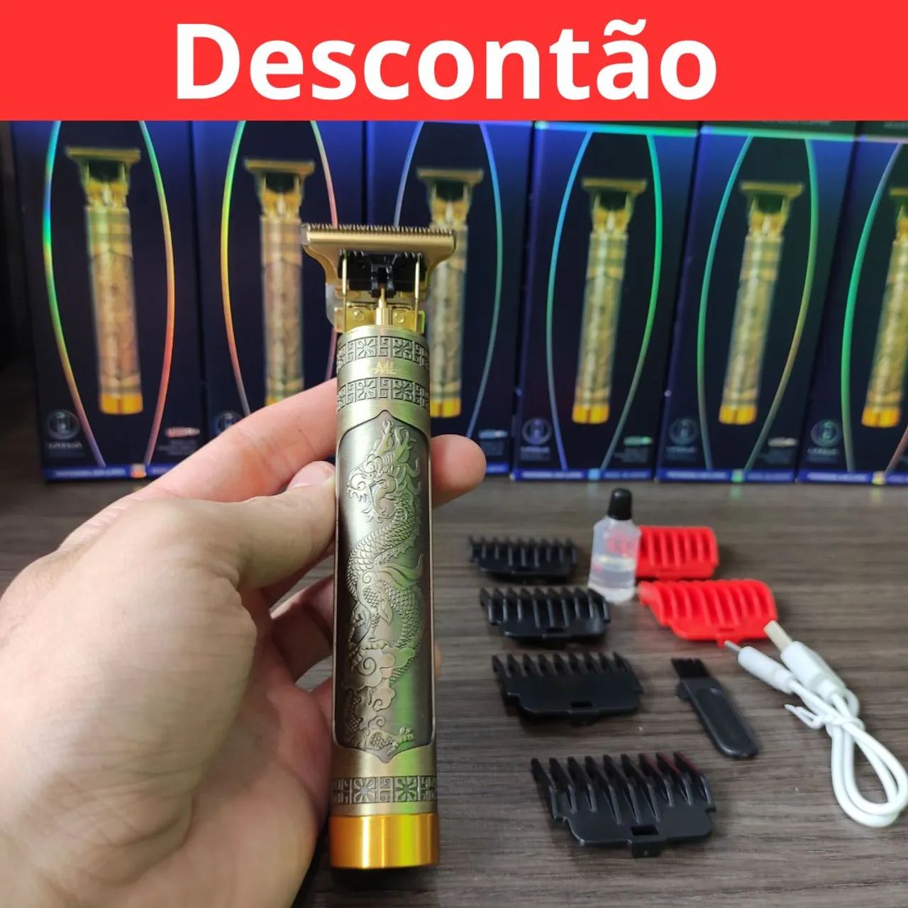 Máquina dragão barbeador PAGUEI SO NA ENTREGA ? - Foto 2