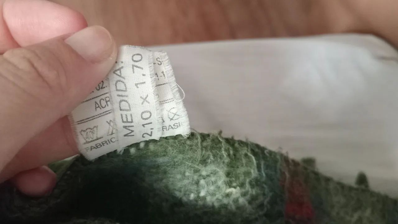 cobertor xadrez usado  - Foto 3