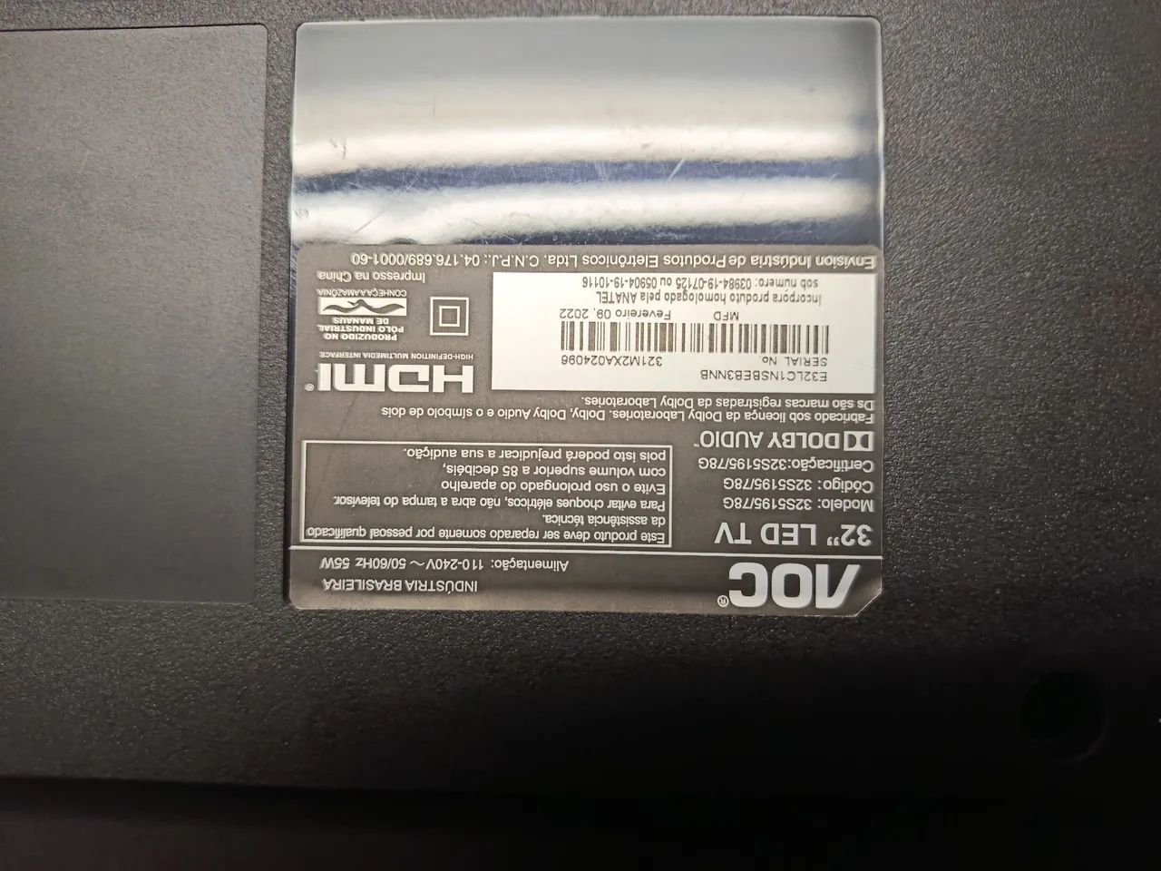 Vendo TV AOC 32 Polegadas de Led Smart - Foto 5