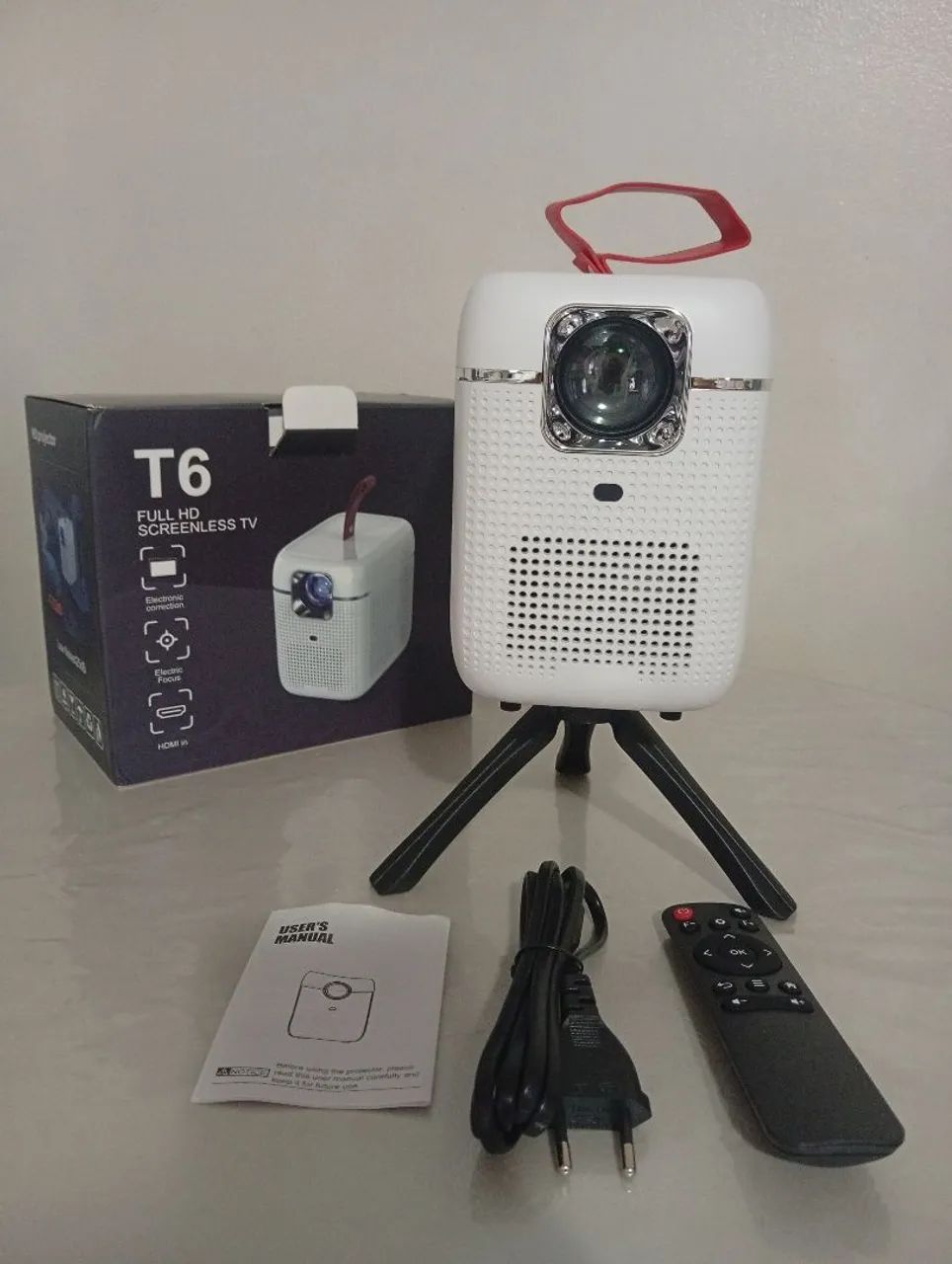 projetor T6 mini Android 12