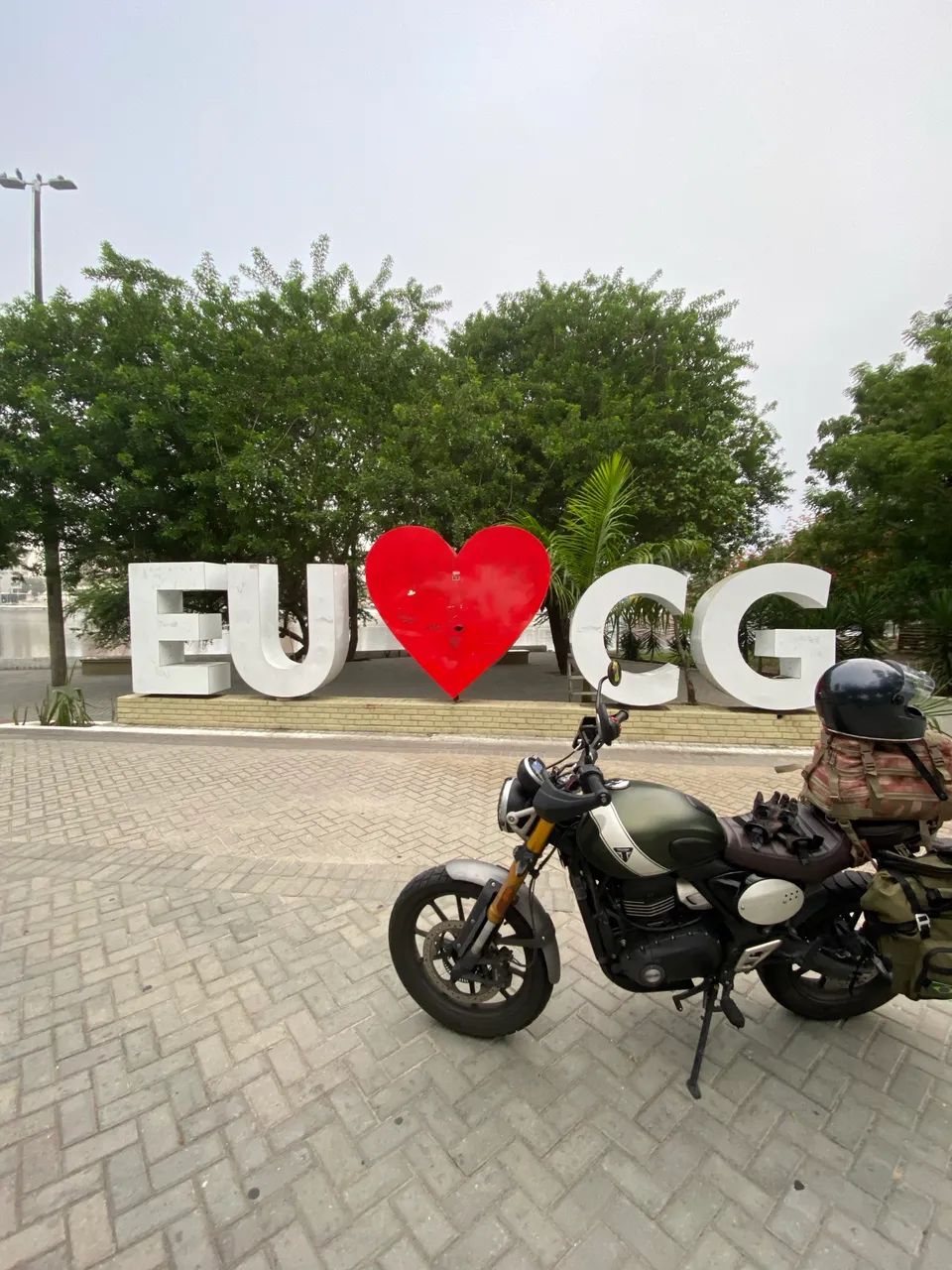 Scrambler testada e aprovada 