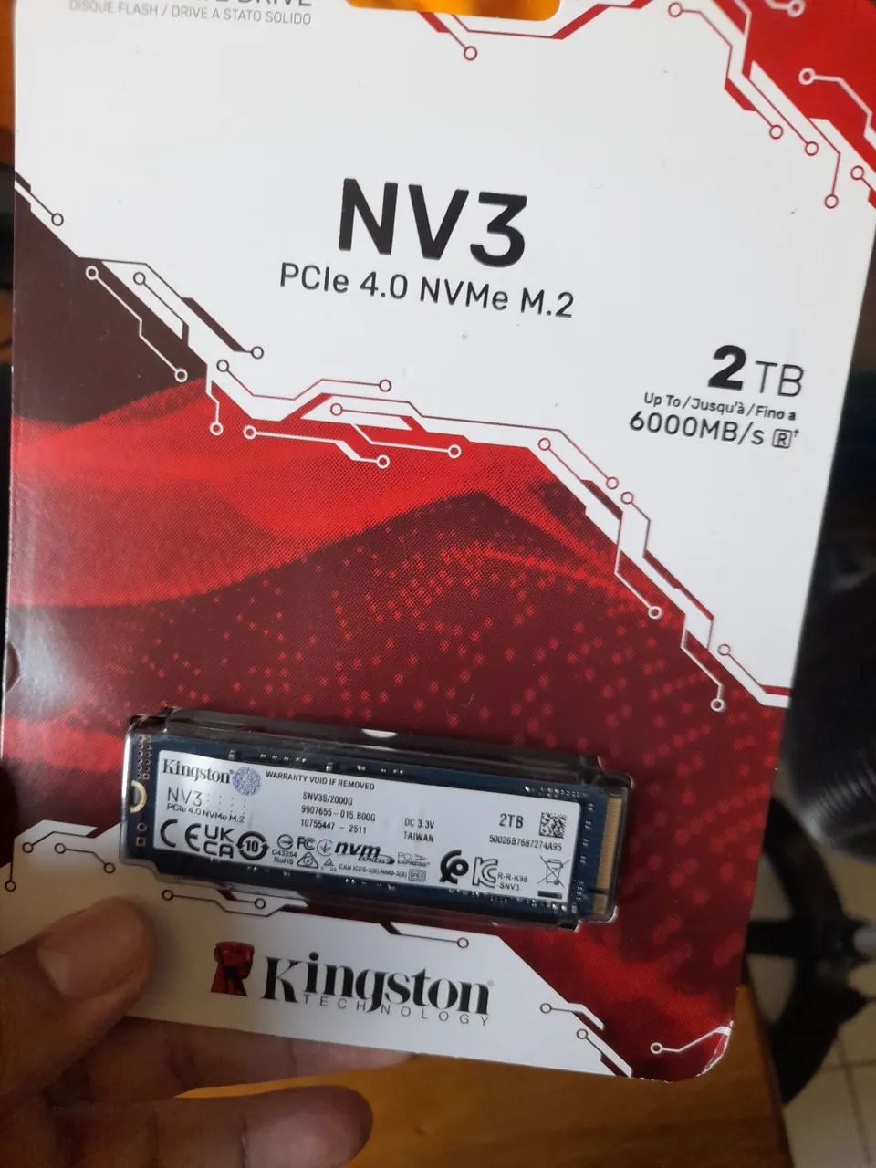 SSD 2TB Nv3 M.2 PCIe 4.0 6000 MB/s (Novo) - Armazenamento - Cidade