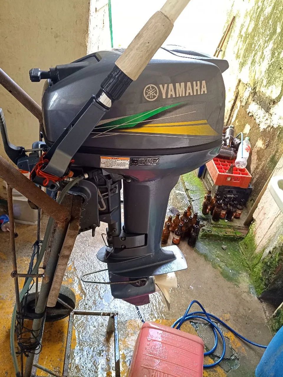 Motor de popa Yamaha 15 hp  - Foto 4