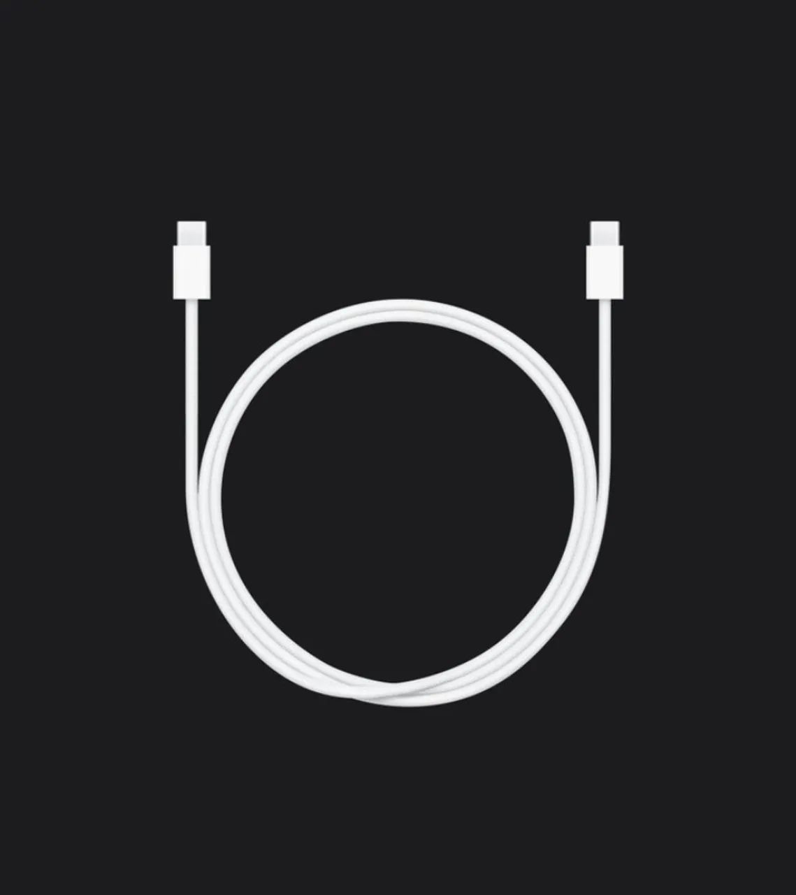 Cabo para recarga de 60W com conector USB-C (1m)