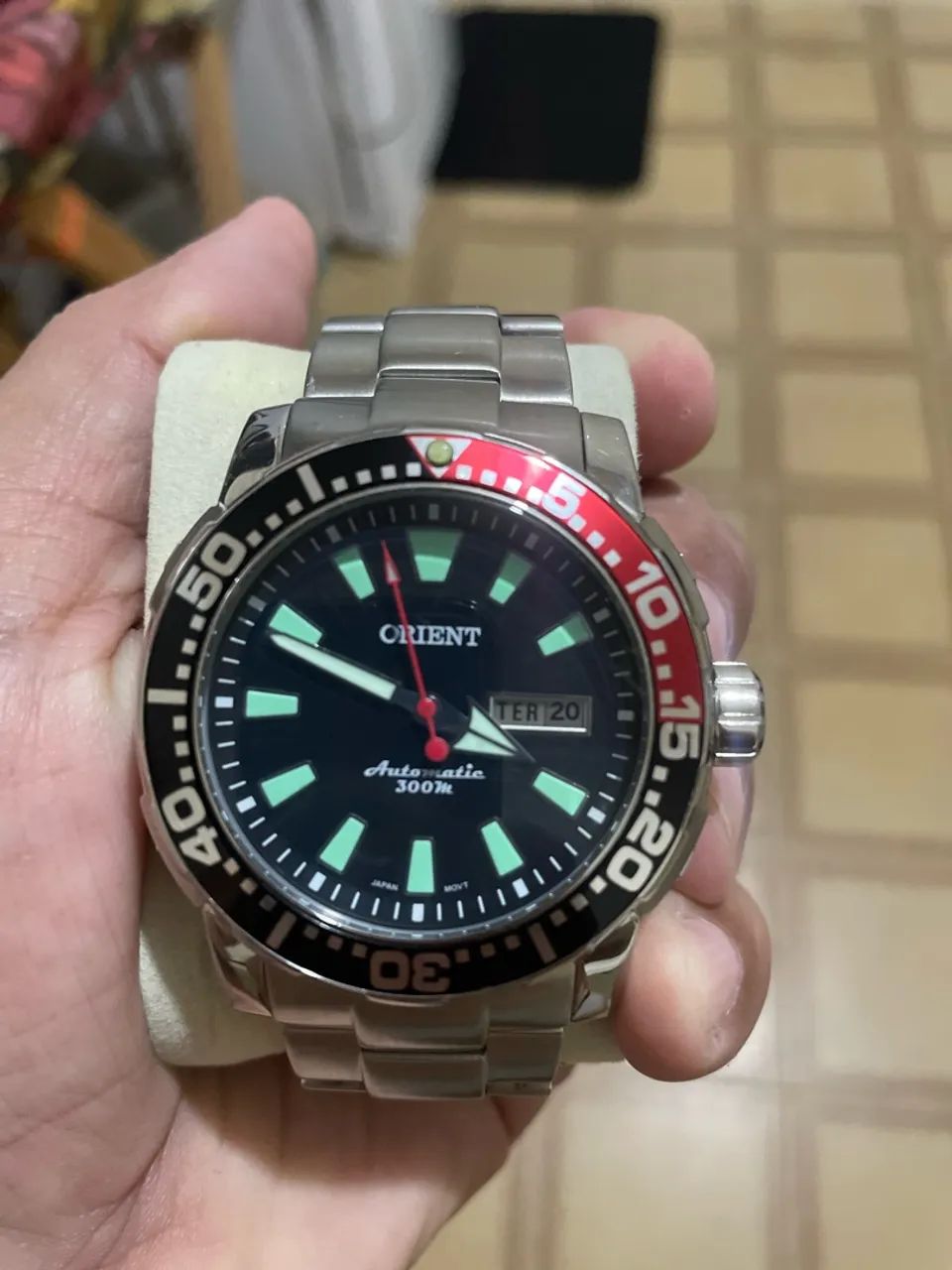Relógio Orient Poseidon automático Diver 300m - Foto 5