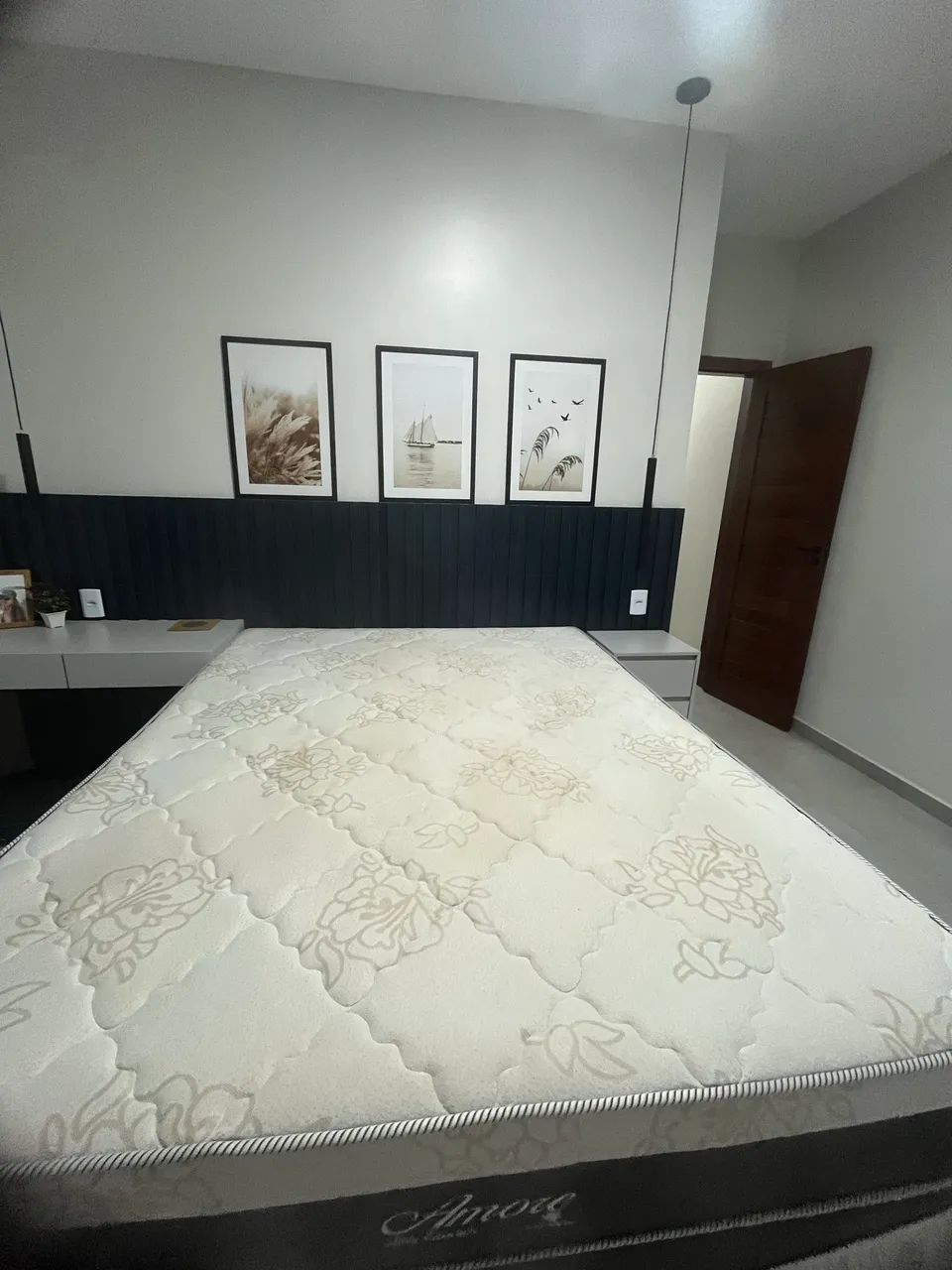 VENDO CAMA QUEEN USADA - VALOR 900,00 - Foto 2