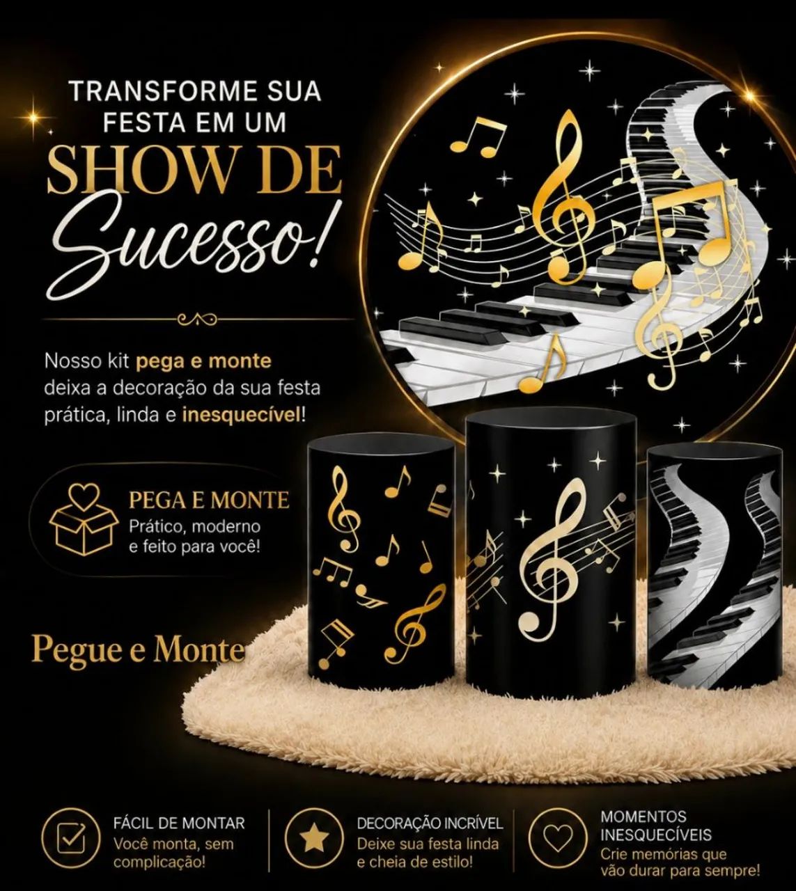 Decorações pegue e Monte  - Foto 2