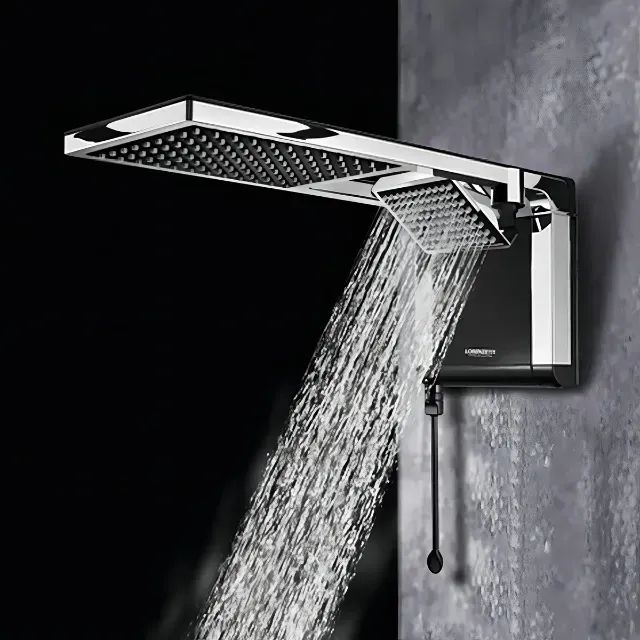 CHUVEIRO LORENZETTI ACQ STORM ULT BLK/CR 220/6 7510055 - Foto 5