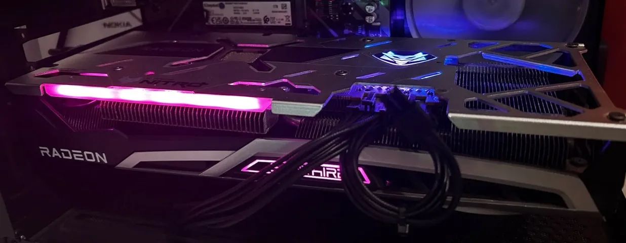 PLACA DE VÍDEO AMD 6700 XT NITRO+ 12GB SAPPHIRE  - Foto 3