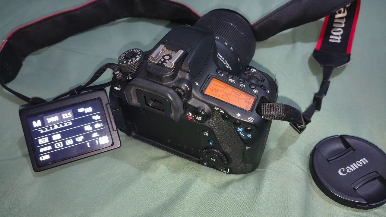Câmera Canon 80D kit  - Foto 2
