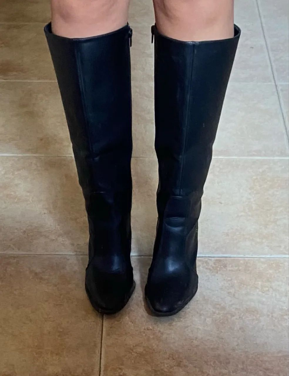 Bota preta cano alto 38 - Foto 3