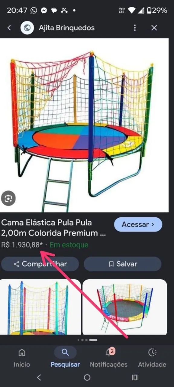 Cama Elástica Pula Pula  - Foto 3