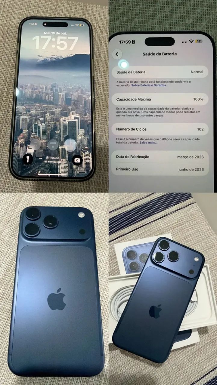 IPHONE 17 PRO MAX - AZUL - Foto 3